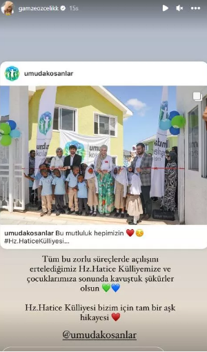Foto - Gamze Özçelik'ten sevindiren haber! Hz. Hatice diyerek duyurdu