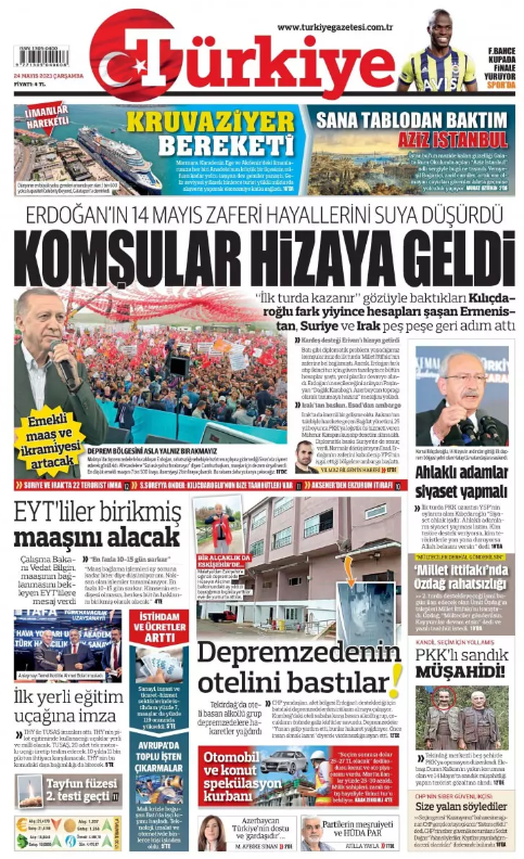 Foto - Gazete 1. sayfaları