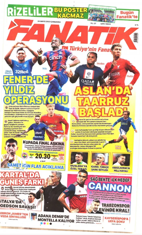 Foto - Gazete 1. sayfaları