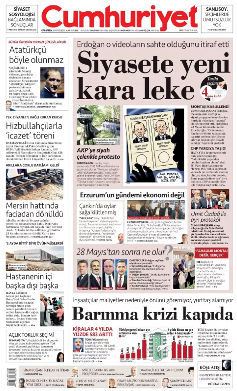 Foto - Gazete 1. sayfaları