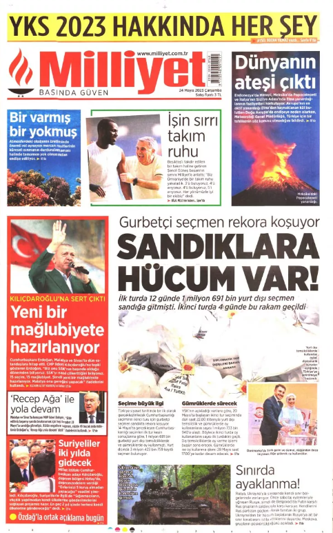 Foto - Gazete 1. sayfaları
