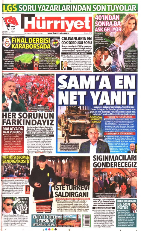 Foto - Gazete 1. sayfaları