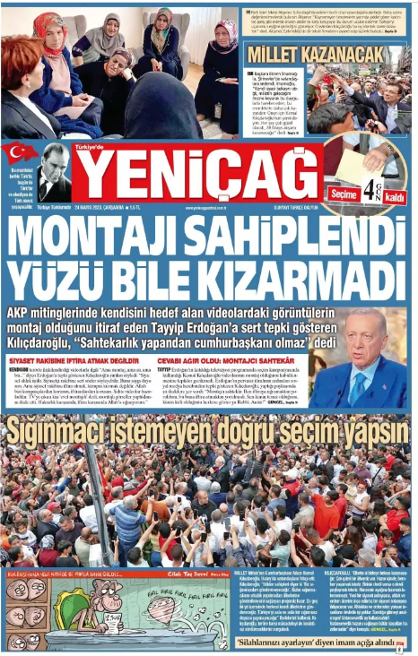 Foto - Gazete 1. sayfaları