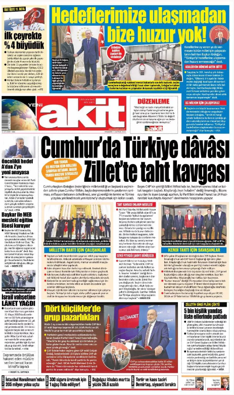 Foto - Gazete 1. Sayfaları! Gündeme damga vuran haberler