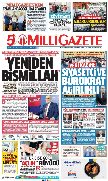 Foto - Gazete 1. Sayfaları! Gündeme damga vuran haberler