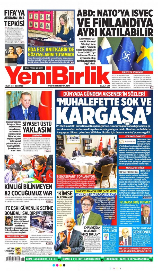 Foto - Gazeteler Akşener'i nasıl gördü? "'Abla' patladı"