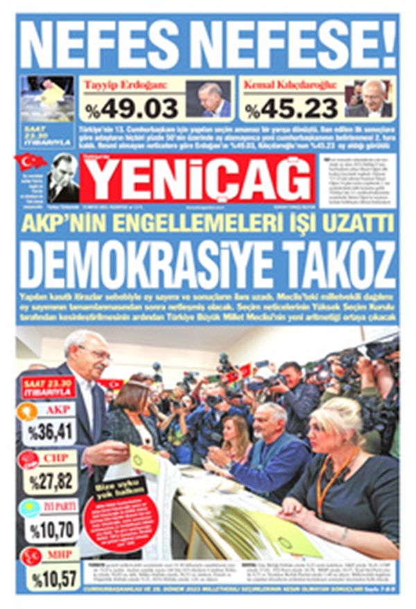 Foto - Gazeteler seçim sonuçlarını nasıl gördü? Çamur medyasında akıllara zarar manşet