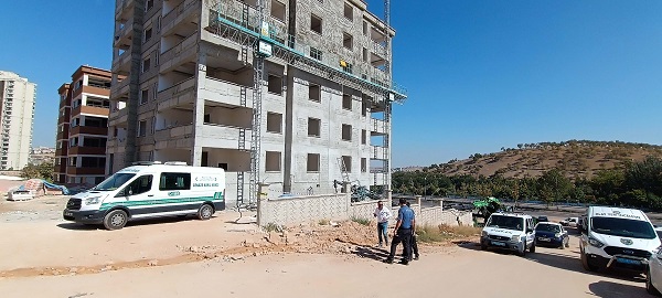 Foto - Gaziantep'te inşaat işçisi feci şekilde can verdi