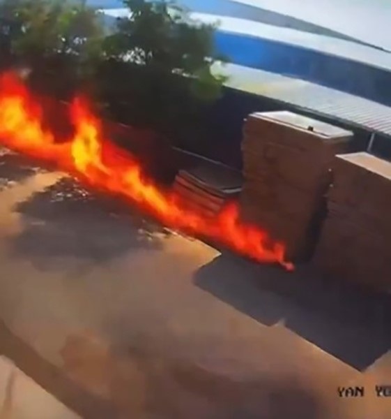 Foto - Gaziantep'te lavları aratmayan görüntü! 