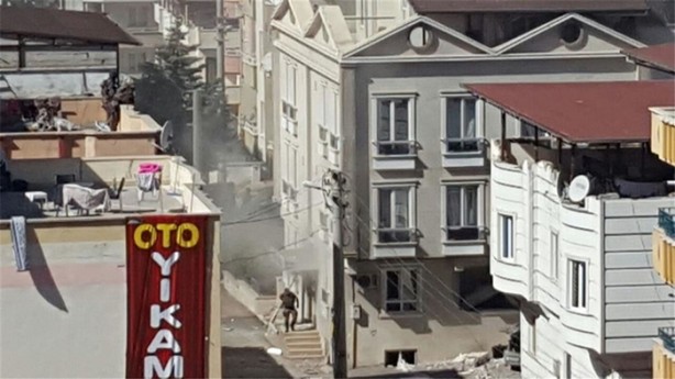 Gaziantep'teki çatışmadan ilk görüntüler