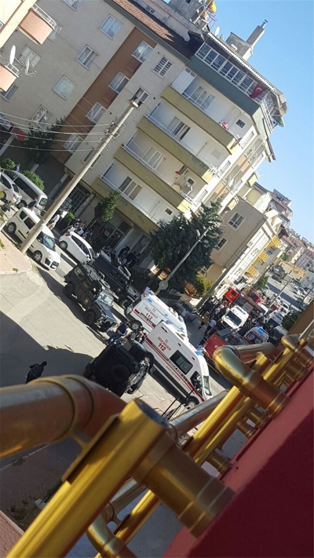 Foto - Gaziantep'teki çatışmadan ilk görüntüler