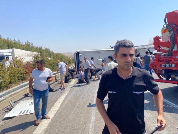 Foto - Gaziantep'teki kazada yeni detay! Otobüsün hızı belli oldu