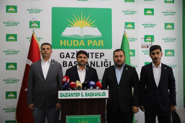 Foto - Gaziantep'teki provokasyondan sonra HÜDA PAR'dan açıklama! 'Ciddiyetle araştırılmalı'
