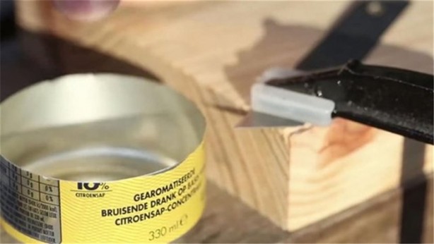 Foto - Gazlı içecek kutusuyla yaptığı şeye inanamayacaksınız