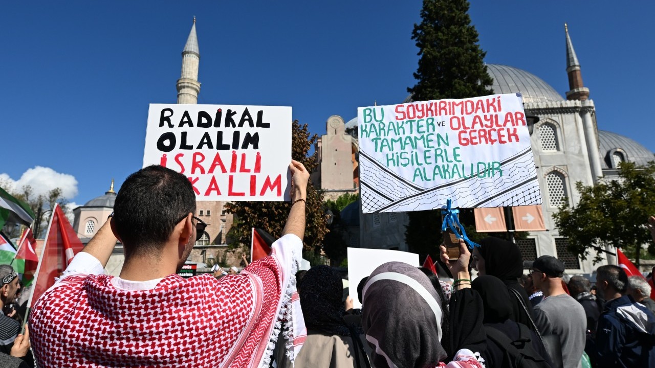 Foto - Gazze özgür olana kadar... Bu hak ile batılın mücadelesi!