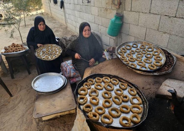 Foto - Gazze’de buruk bayram! Gelenekleri yaşatmaya çalışıyorlar