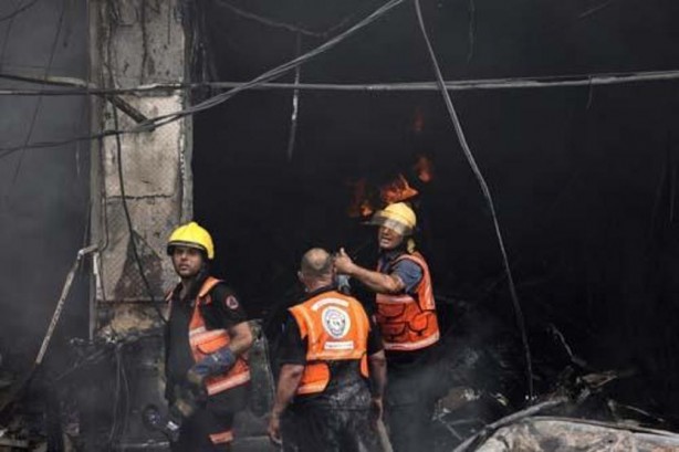 Foto - Gazze’de can pazarı! Kaçacak yer yok