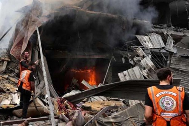 Foto - Gazze’de can pazarı! Kaçacak yer yok