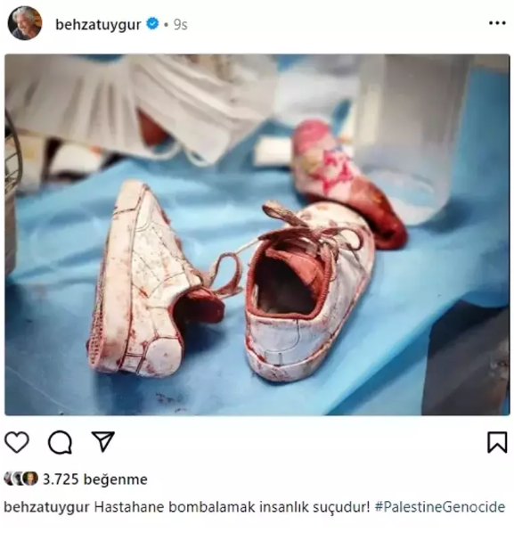 Foto - Gazze'de hastane vuran İsrail’e ünlülerden sert tepki!