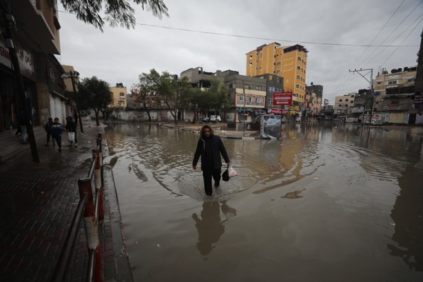 Foto - Gazze'de şiddetli yağış