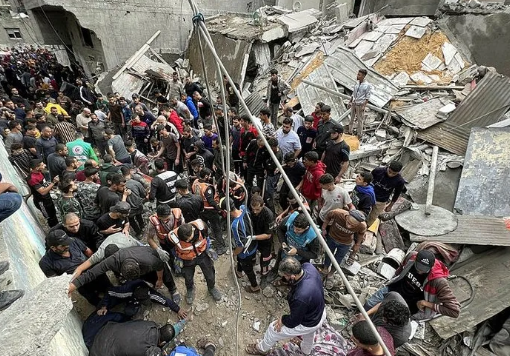 Foto - Gazze'de soykırım var! Katil İsrail yine Cibaliye Mülteci Kampı'nı hedef aldı