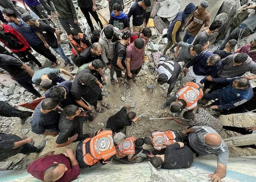 Foto - Gazze'de soykırım var! Katil İsrail yine Cibaliye Mülteci Kampı'nı hedef aldı