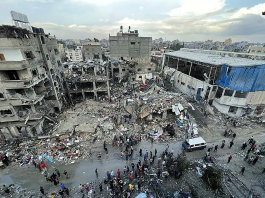 Foto - Gazze'de soykırım var! Katil İsrail yine Cibaliye Mülteci Kampı'nı hedef aldı