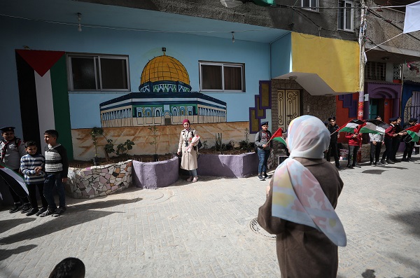 Foto - Gazze'deki duvarlar çiçek açtı! 