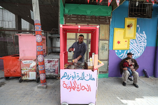Foto - Gazze'deki duvarlar çiçek açtı! 