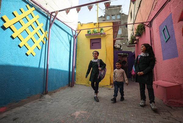 Foto - Gazze'deki duvarlar çiçek açtı! 