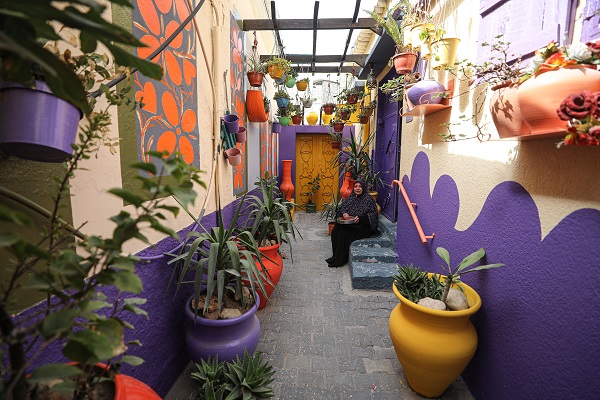 Gazze'deki duvarlar çiçek açtı! 