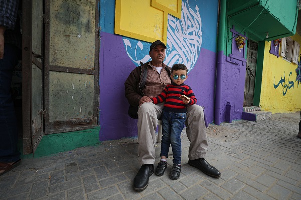 Foto - Gazze'deki duvarlar çiçek açtı! 