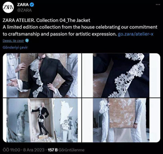 Foto - Gazzeli şehitlerin kefenlerinden reklam devşiriyorlar Zara'dan akıllara zarar paylaşım: Sosyal medyada tepkiler çığ gibi büyüdü