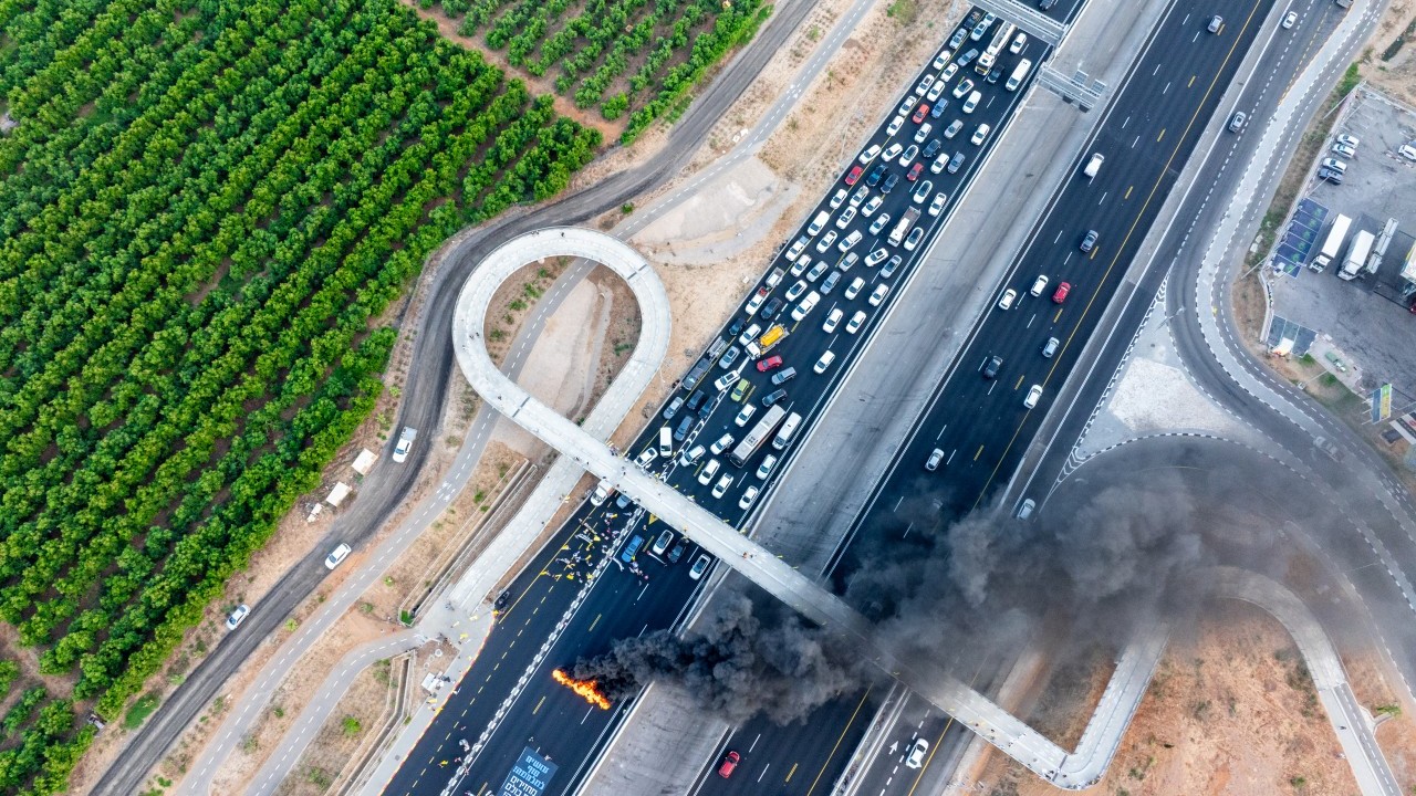 Foto - İsrail'e karşı İsrailli protestocular otoyolları kapattı! ﻿Gazze'de abluka can almaya devam ediyor