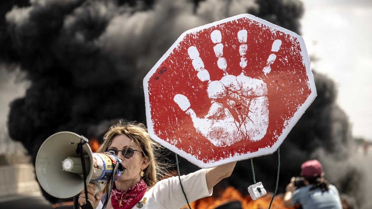Foto - İsrail'e karşı İsrailli protestocular otoyolları kapattı! ﻿Gazze'de abluka can almaya devam ediyor