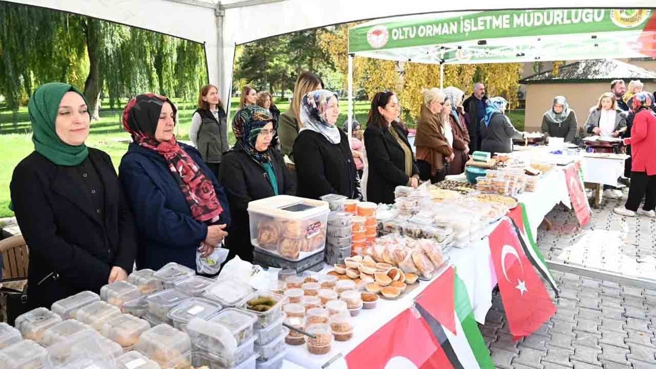 Foto - ‘Gazze’ye Umut Ol’maya koştular: Erzurum’da mazlumlar için hayır çarşısı