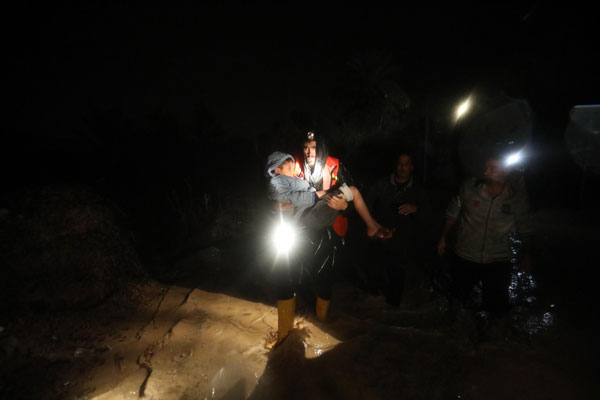 Foto - Gazze'yi sel vurdu