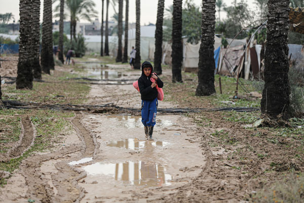 Foto - Gazze'yi sel vurdu