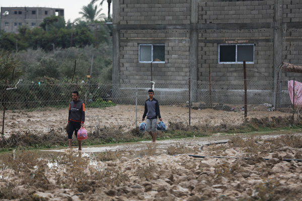 Foto - Gazze'yi sel vurdu