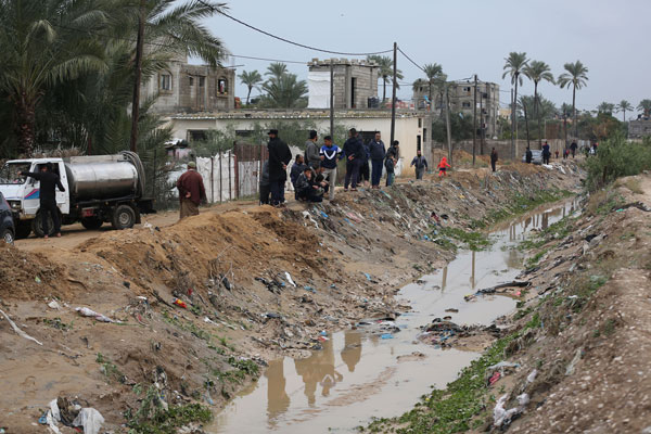 Foto - Gazze'yi sel vurdu