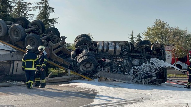 Foto - Gebze'de ekipleri harekete geçiren kaza