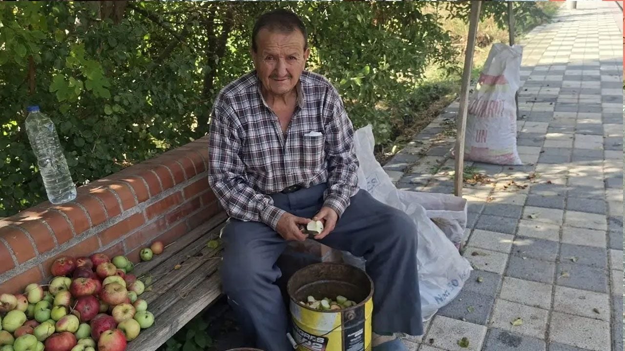 Foto - Geçen yıl 70 TL'yken bu yılda 40 TL'ye düştü: Elma kurusu büyük ek gelir kaynağı! Tercih edildi