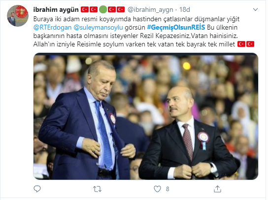 Foto - "Geçmiş olsun Reis" mesajlarının ardından Kemalistlerden Erdoğan için rezil sözler!