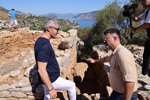 Foto - Geçmişe ışık tutuyor: Amos Antik Kenti