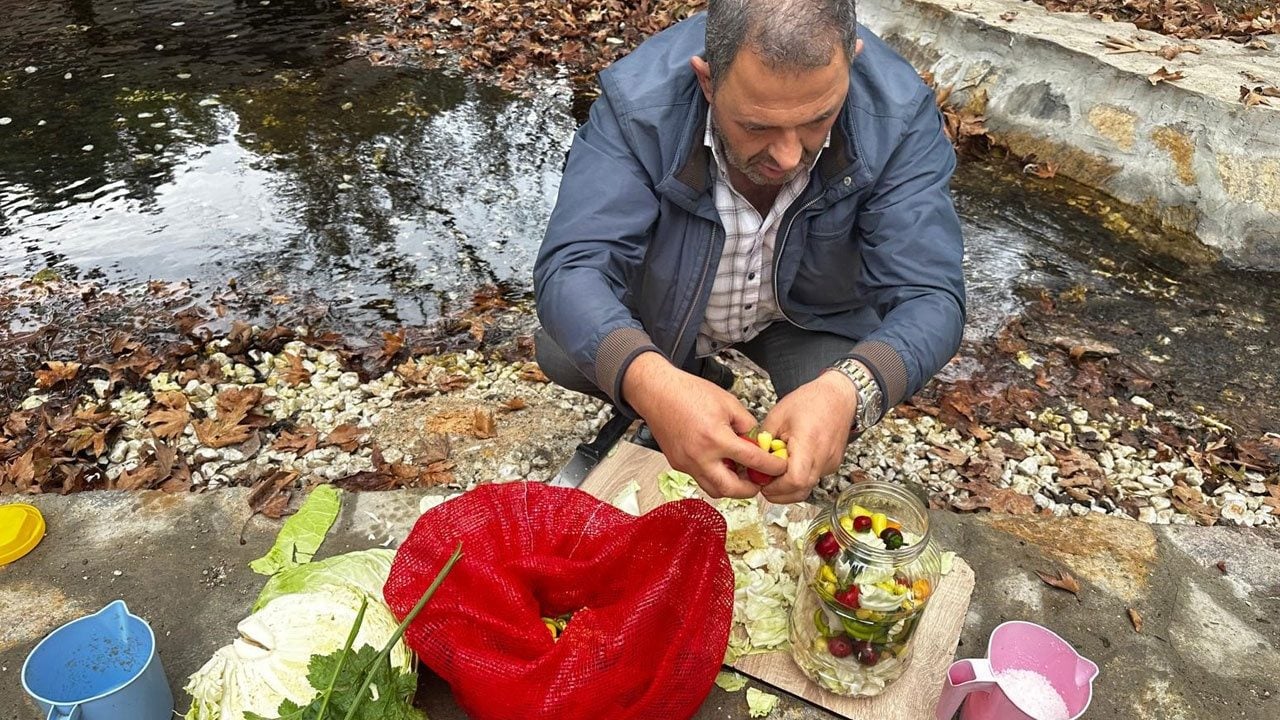 Foto - Gedelek turşusunu çıtır yapan doğal kaynak! Yılda 40 bin ton üretiliyor, sırrı suyunda saklı