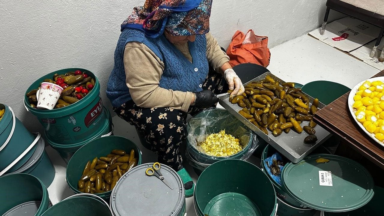 Foto - Gedelek turşusunu çıtır yapan doğal kaynak! Yılda 40 bin ton üretiliyor, sırrı suyunda saklı