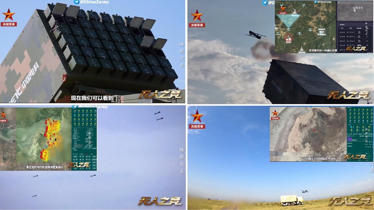 Gelecek savaşlar çok başka olacak! Çin’in sürü dron sistemi Atlas'ı denedi