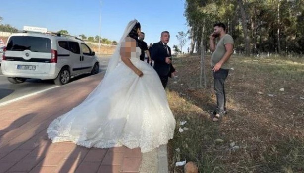 Foto - Gelin ve damat en mutlu günlerinde hayatlarının şokunu yaşadı!