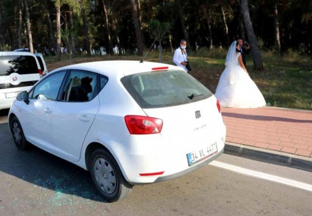 Foto - Gelin ve damat en mutlu günlerinde hayatlarının şokunu yaşadı!
