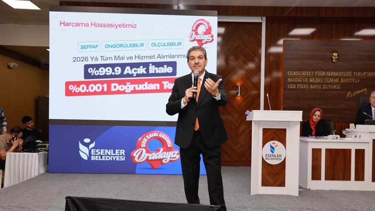 Foto - Gelirin yüzde 73’ü öz kaynaklardan sağlanıyor: Esenler Belediyesi’nde bütçenin yarısı yatırıma 